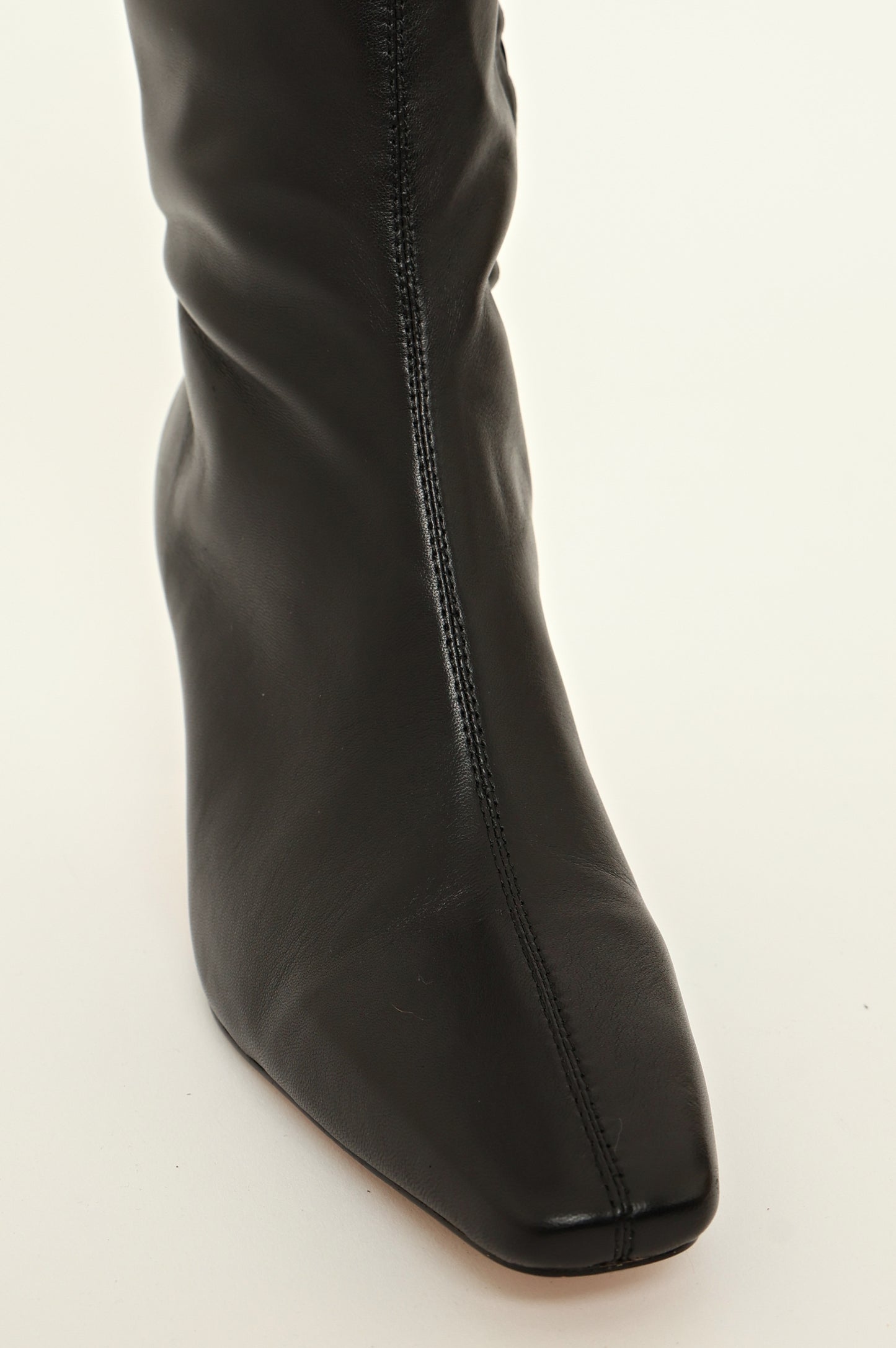 THE KNEE BOOTS | NOIR LEATHER