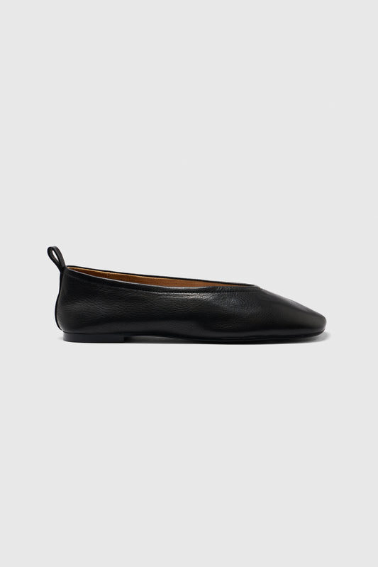 Cadence Ballet Flats | Noir Leather