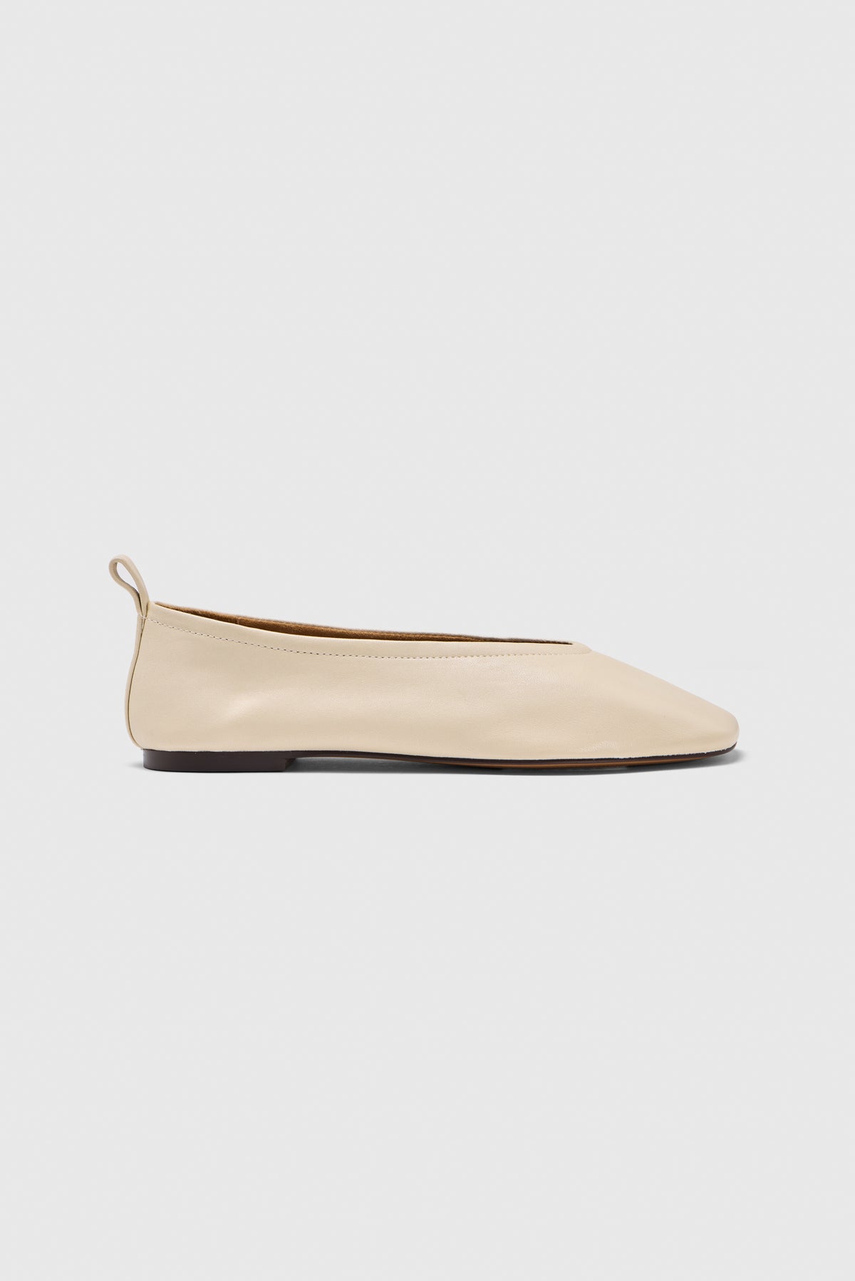 Cadence Ballet Flats | Ecru Leather