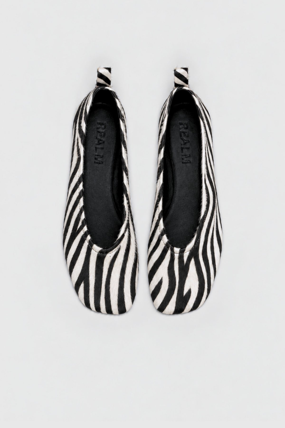 Cadence Ballet Flats | Zebra Pony